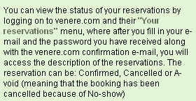 Reservations